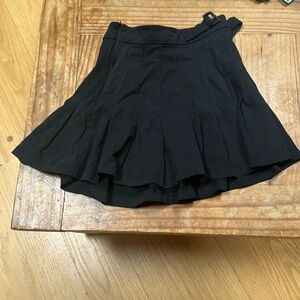 Dolls kill black pleaded skirt